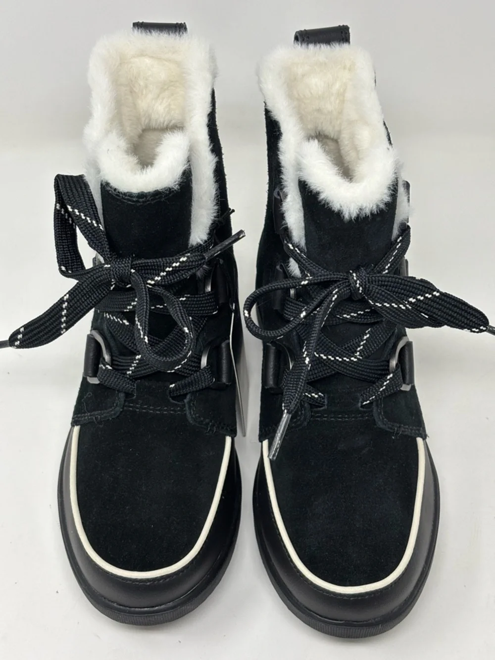 Sorel Tivoli IV Lace-Up Waterproof Black Boots Size 5 NEW IN BOX - Picture 9 of 12